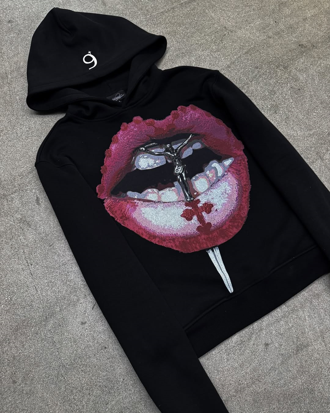Men's Clothing Street Fashion Y2k Europe And The United States Wholesale Personalized Printing Loose Sweater Long Sleeved Pullover Hoodie_viptrois.com