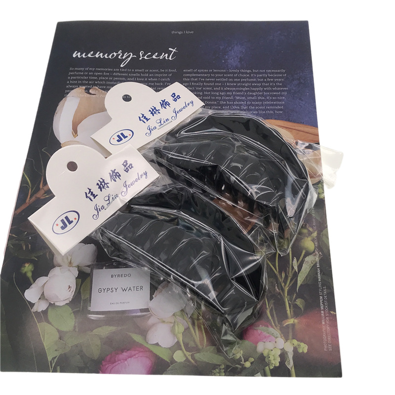 Orden tarjeta jalea de plástico luminoso color onda pelo agarre clip de ducha baño Clip 2 yuanes dos yuanes tienda cabeza accesorios suministro