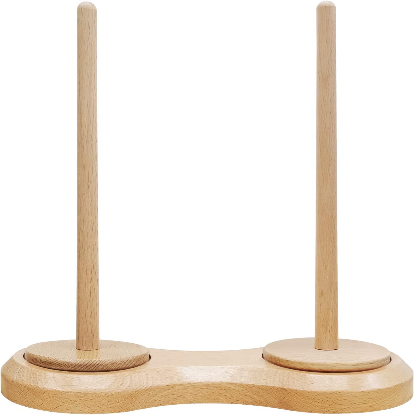 Dispensador de estante de hilo de madera para el hogar multifuncional estante de almacenamiento de madera maciza rollo de papel titular de cocina estante de plástico de escritorio