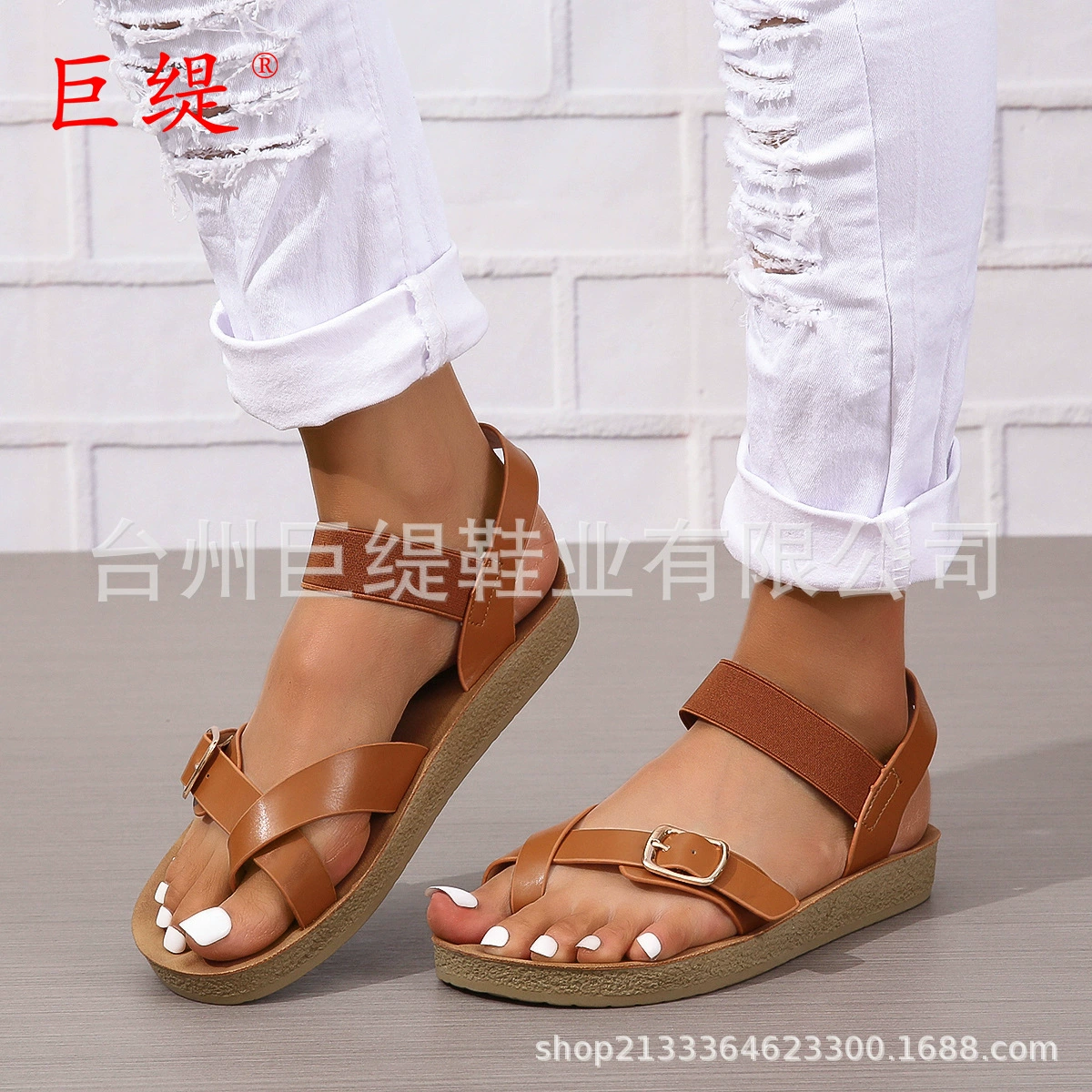 Giant Foreign Trade Новые женские плоские сандалии Amazon Ebay плоские спортивные пляжные туфли