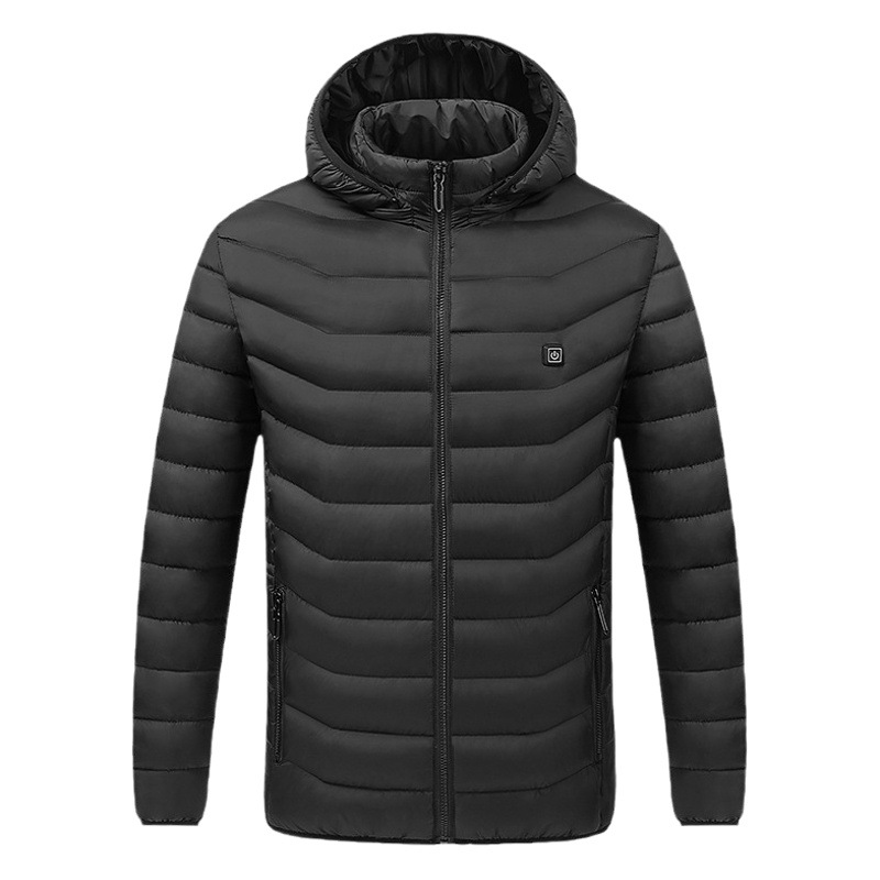 Cross-Border New Large Size Heated Cotton Coat Intelligent Heated Cotton Coat for Men and Women Full Body Warm Outdoor Electric Heating Constant Temperature Cotton Coat