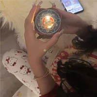 DIY вращающийся фиолетовый запретный цветок 3D органная музыкальная шкатулка ручной работы деревянная собранная звуковая шкатулка для подруги сюрприз