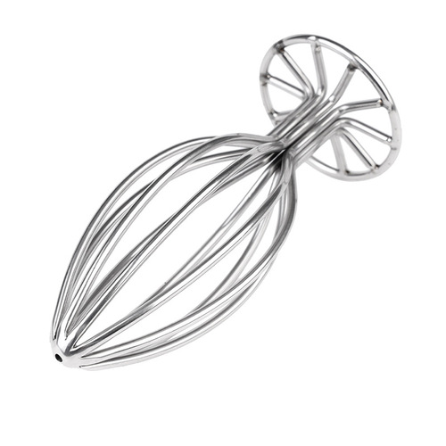 Interesting metal gourd-shaped hollow anal plug, anal expansion, flirting and training, alternative adult products for outings