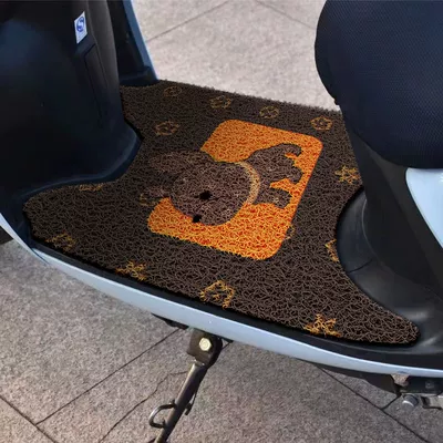pedal pad free cutting foot pad, Electric vehicle foot mat - 209-cartoon-dog-width-50xlength-70cm