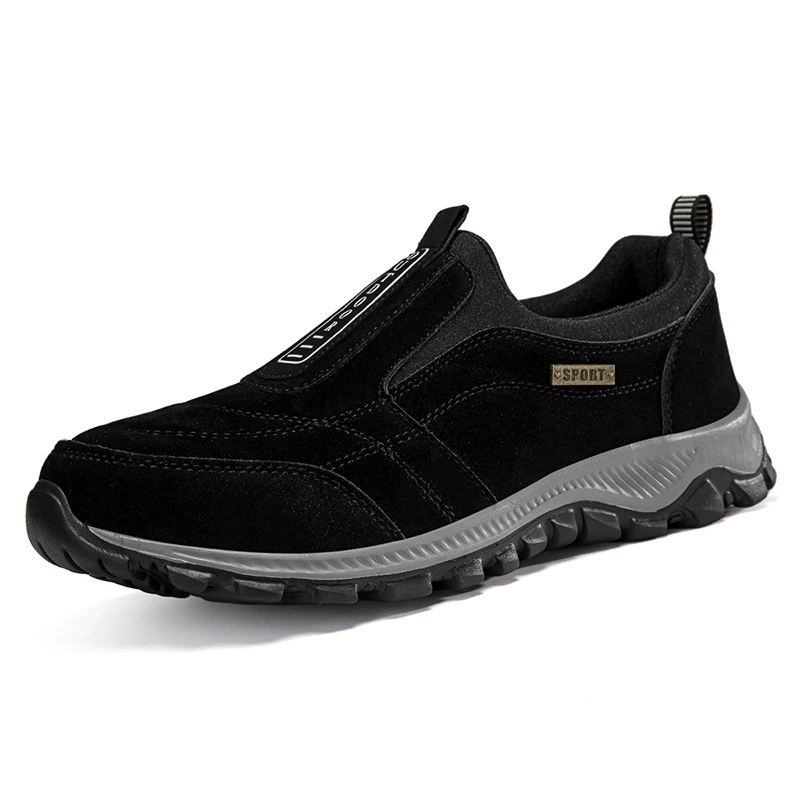 Men's walking shoes for leisure, trend wear-resistant sports shoes, plus size
