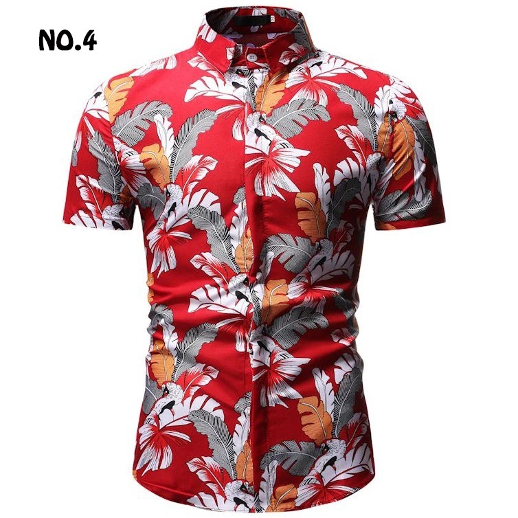 Camisa de manga corta hawaiana de vacaciones en la playa para hombres de verano Venta caliente Flor de tendencia salvaje Impresión 3D Ventas directas de fábrica