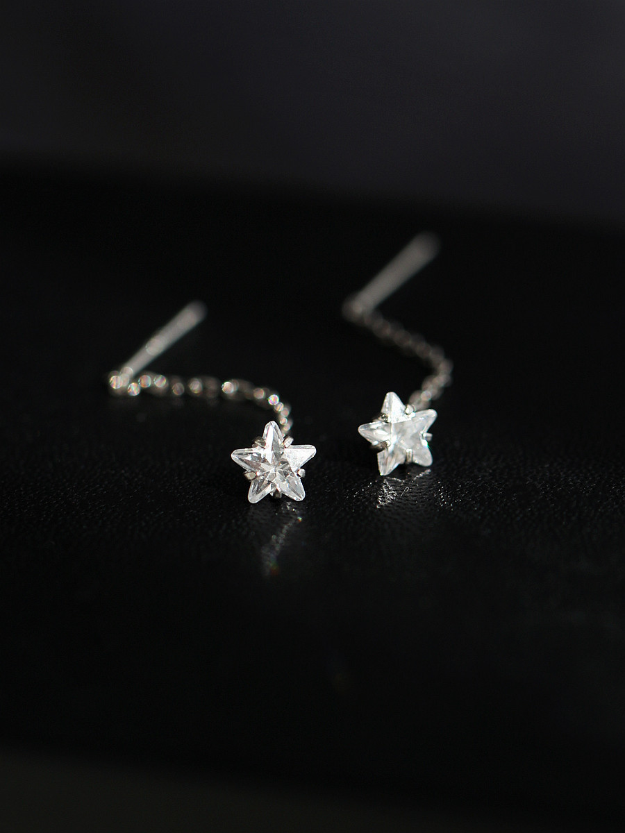 S925 plata esterlina ZIRCON pendientes nicho diseño pendientes para mujeres 2023 nuevo estilo pendientes otoño pendientes moda image 8