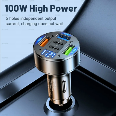 Charger with Voltage, One-To-Five Multi-Port – Mobil şarj cihazları