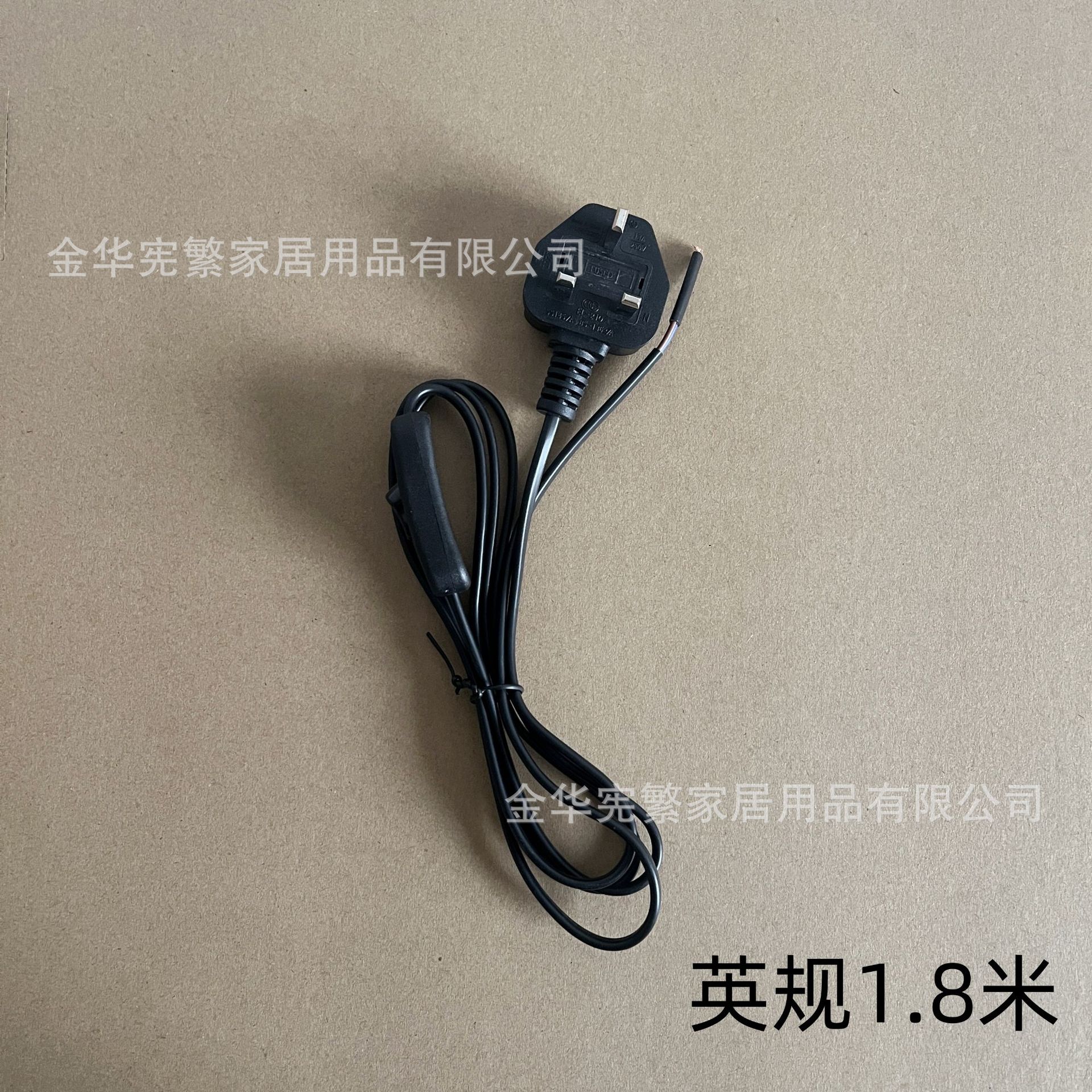 [Xianfan] enchufe de cable de alimentación de varios países, interruptor de lámpara de escritorio, cable de pie, estándar europeo y estándar estadounidense, lote de accesorios de iluminación de exportación
