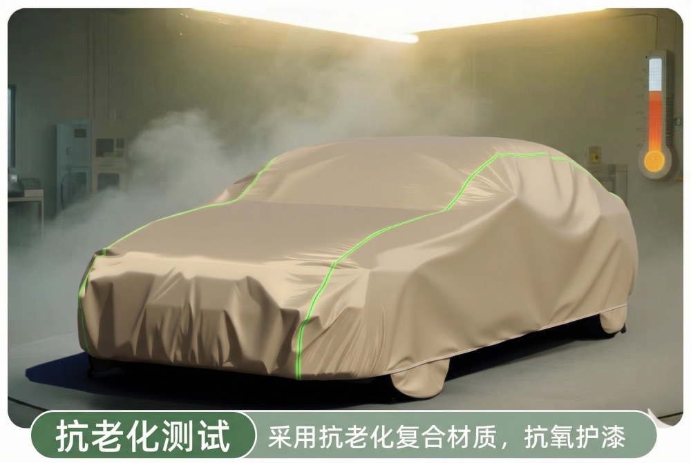 Car cover, sun-proof, rain-proof, heat-insulating, Oxford cloth dust-proof cover, with lock, thickened, universal car cover