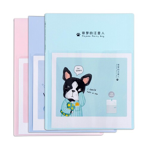 Deli prenatal checkup storage book A4 pregnancy checkup report information file bag multi-layer folder prenatal checkup file bag a4 wholesale