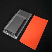 透明插卡包装吸塑盒 滑卡 吸卡 背卡包装 对折带扣 可翻盖