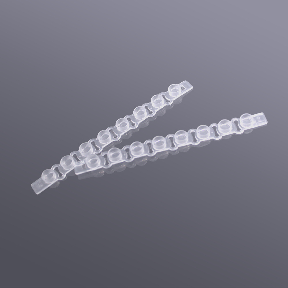 0.2mlPCR8连管盖 非荧光定量，200条/包 20包/箱 生物实验室耗材