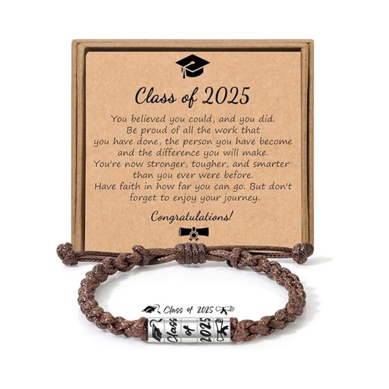 Amazon Cross-Border Jewelry Men's Stainless Steel Leather Braided Bracelet Family Couple Name Engraved Beaded Bracelet