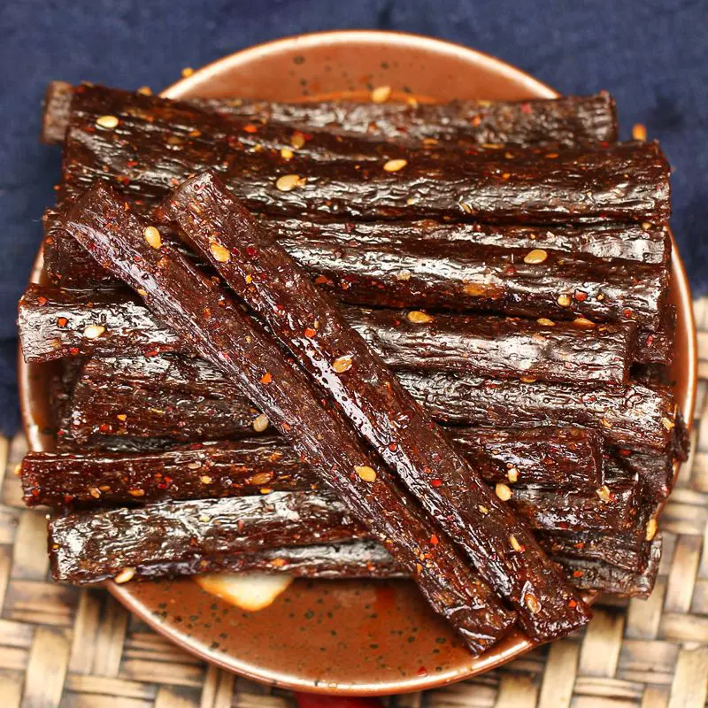 豆角干辣条牛筋儿时怀旧辣片面筋麻辣豆干网红零食小包装跨境工厂