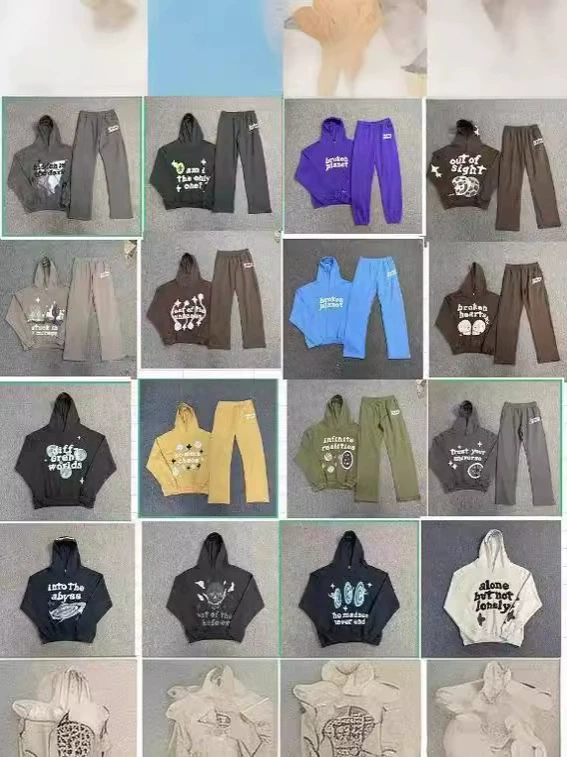 Трансграничная электронная коммерция, европейский и американский модный бренд, свободный костюм с капюшоном и буквенным принтом для мужчин и женщин, пары