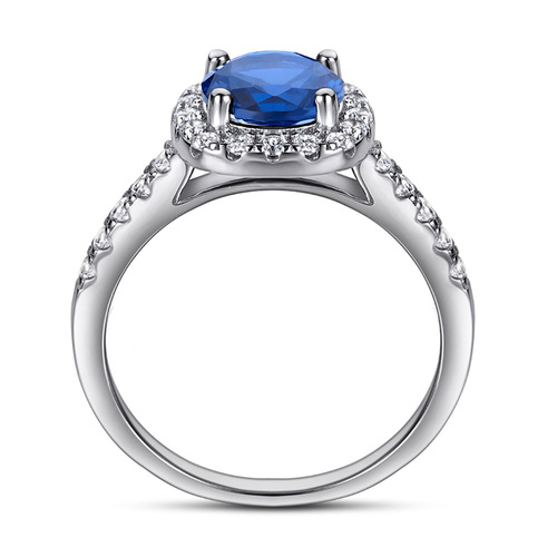 Tonglin 925 sterling silver ring women's opal ring red corundum colored zircon ring index finger ring engraving manufacturer on behalf of