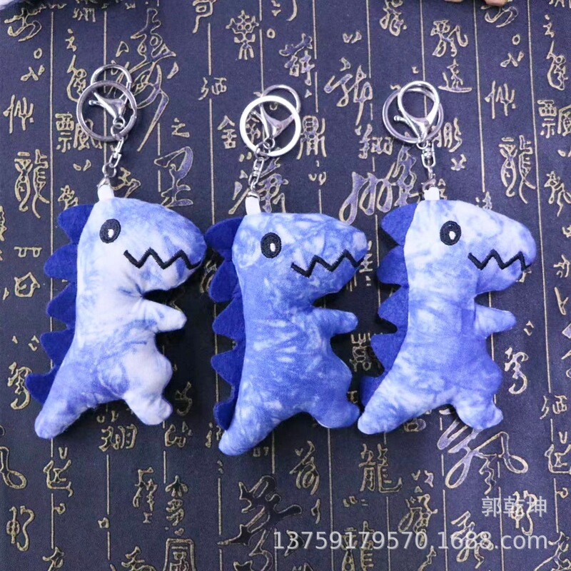 Yunnan ethnic style blue tie-dye animal cat dinosaur whale cloud pendant pendant wholesale Yunnan ethnic style blue tie-dye animal cat dinosaur whale cloud pendant pendant wholesale