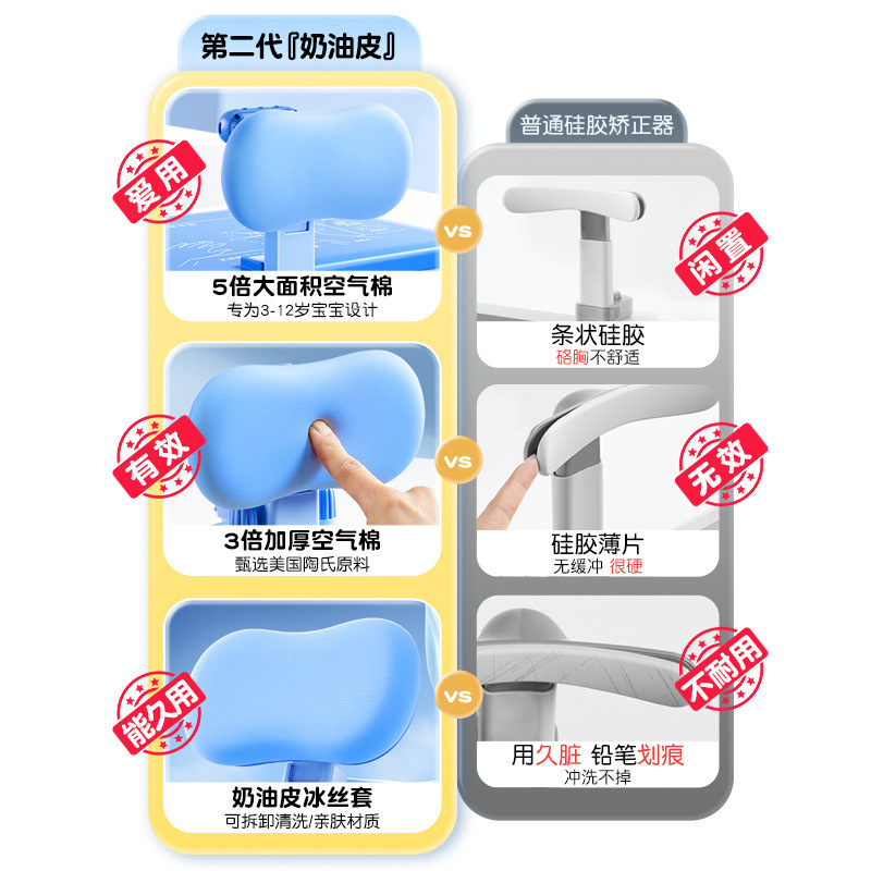 猫太子は字を書いて座っている姿勢を矯正します。近視の是正器を予防します。|undefined