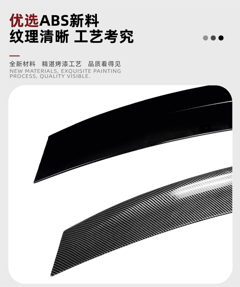 Suitable for Bmw 3 Series E46 Four-Door 1998-2004 M3 Csl Style Rear Wing Spoiler Cross-Border Modification