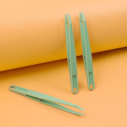 Stainless steel tweezers, precision flat tip tweezers, plastic flat tips, high quality tweezers, repair handmade DIY gadgets