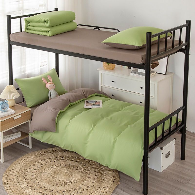 Edredón de color sólido un conjunto de edredón de invierno Core Four Seasons dormitorio de estudiantes universal edredón de algodón de primavera y otoño conjunto de cuatro o seis piezas