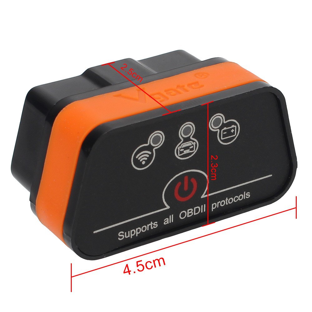 Car Fault Detector Vgate ICar2 ELM327 WiFi OBD2 Diagnostic Device Dual System for Android and iOS