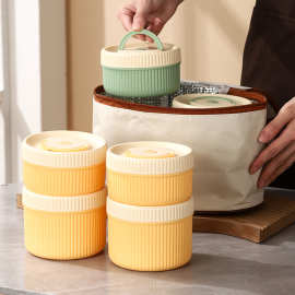 不锈钢保温饭盒学生上班族专用多层便当盒密封小餐盒便携手提菜盒