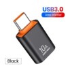 USB母转Type--C公  加长款 黑