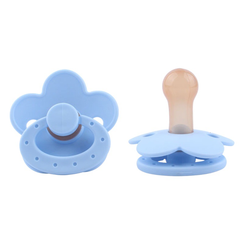 Bebé forma de flor pezón chupete bebé mordida música pezón super suave durmiendo pezón nuevo AliExpress
