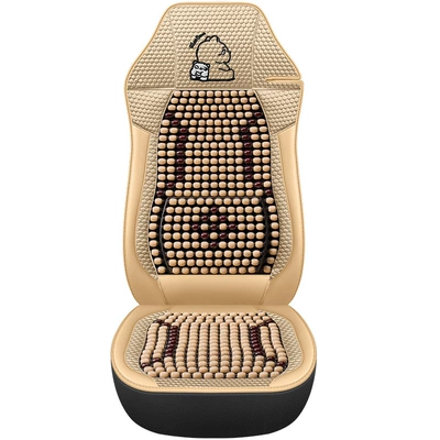 Summer Cooling Pad Wooden Beads Breathable — Cool pad