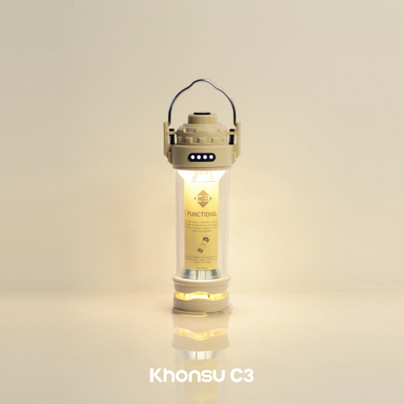 Khonsu C3战术露营灯led充电多功能帐篷营地灯手电|undefined