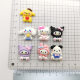 Full Body Sanrio Resin Accessories Cartoon Meridian diy Hairpin Headwear Mobile Phone Shell Cream Glue Accessories Material