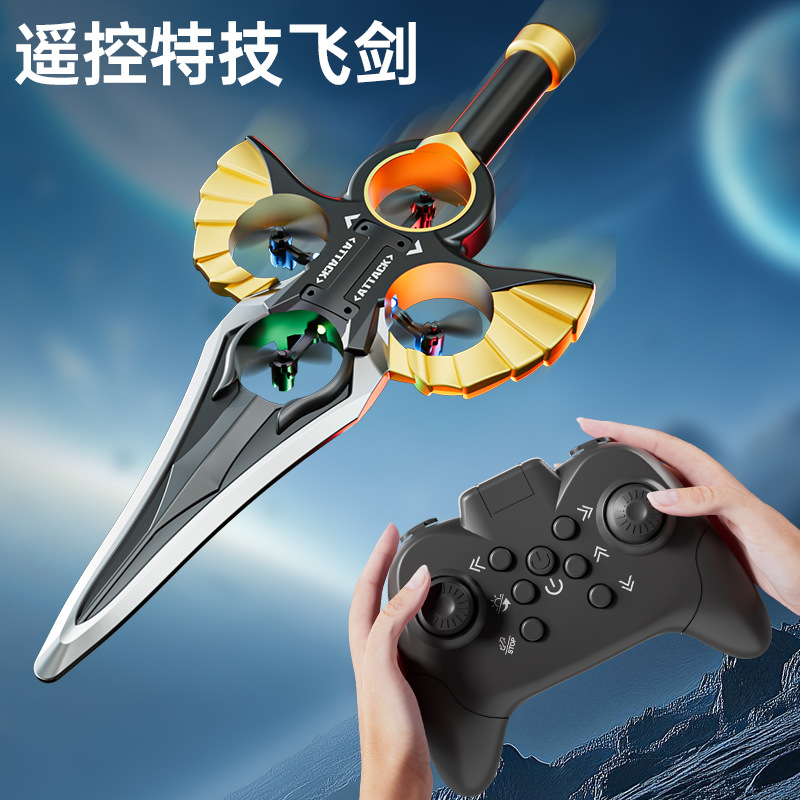 Flying Sword Stunt Remote Control Flying Sword Drone Remote Control Aircraft Gesture Sensor Aircraft Children's Toys Wholesale