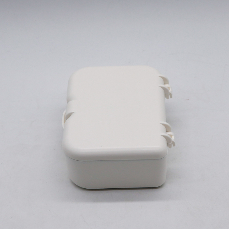 Estuche para dentadura postiza con espejo y cepillo, caja de almacenamiento para dentadura completa, caja para guardar dientes, estuche para dentadura postiza, caja para retenedores, caja para guardar aparatos dentales. image 5