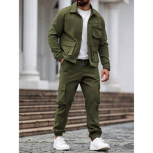 K 31976 Multi-pocket drawstring cargo pants ��ڴ�������װ��
