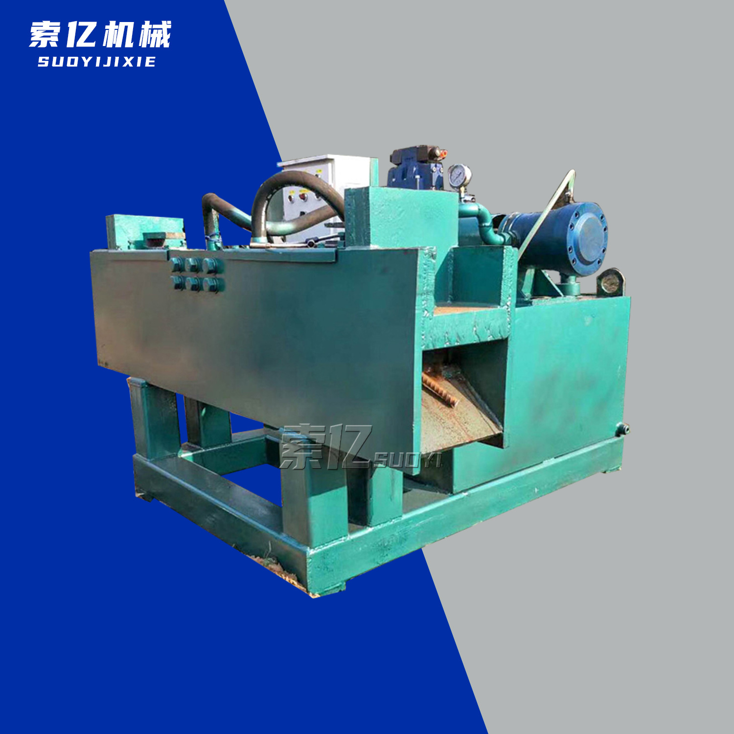 现货液压钢筋扁铁切断机 角铁直螺纹剪断机 双口钢筋下脚料切断机