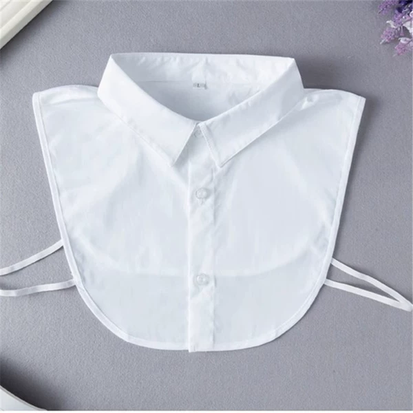White, square neckline