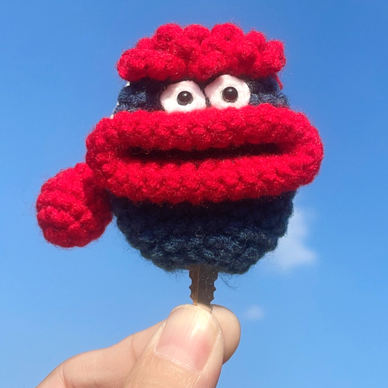 【미니】네이비 블루 컬리