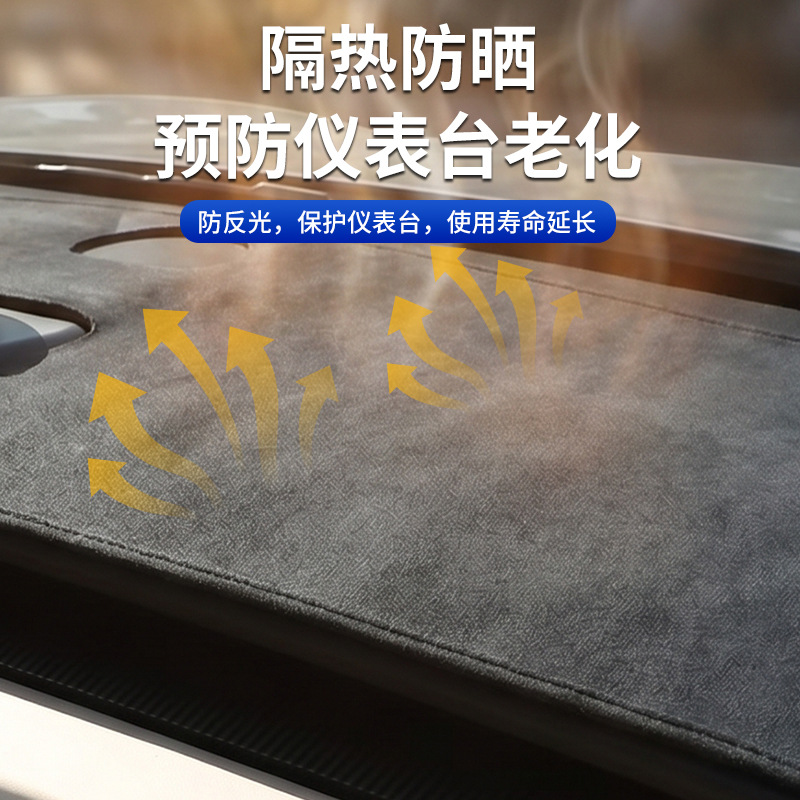 Suitable for 26 models of Nio ES8 dashboard anti-glare mat, center console anti-slip heat insulation mat, sunshade interior modification accessories