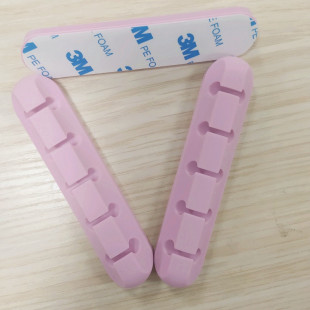 Desktop wire organizer car self-adhesive wire winder silicone creative gift data cable storage solid wire clip