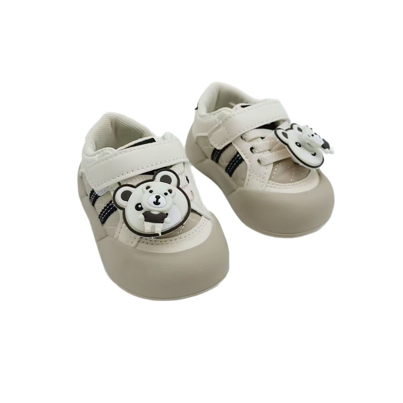 2025 otoño nuevos zapatos deportivos de bebé de mujer zapatos de cuero casuales para niños zapatos de zapatos para niños antideslizantes con suela suave