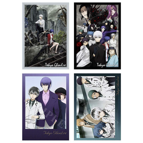Star River Animation Tokyo Ghoul:re Postcard Set with Pearlescent Paper, Two Pieces in a Set, Anime Merchandise
