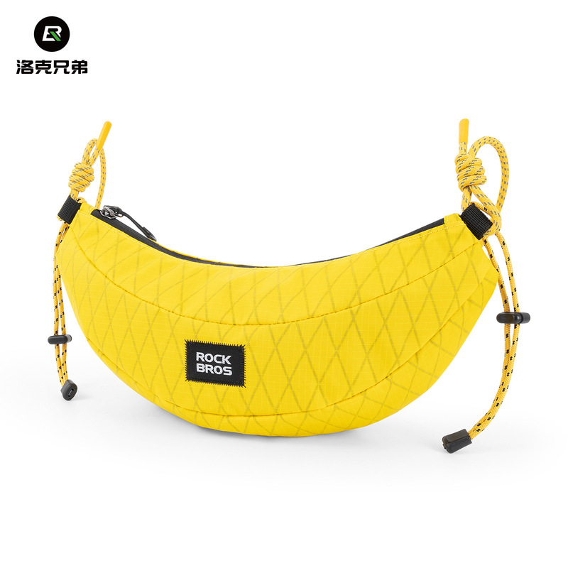 Rock Brothers Bicycle Bag Banana Bag Folding Handlebar Front Bag Urban Commuting Travel Outdoor Cycling Crossbody Bag Rock Brothers Bicycle Bag Banana Bag Folding Handlebar Front Bag Urban Commuting Travel Outdoor Cycling Crossbody Bag