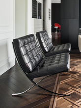 巴塞罗那沙发椅北欧单人沙发意大利设计师座椅个性休闲椅躺椅复古