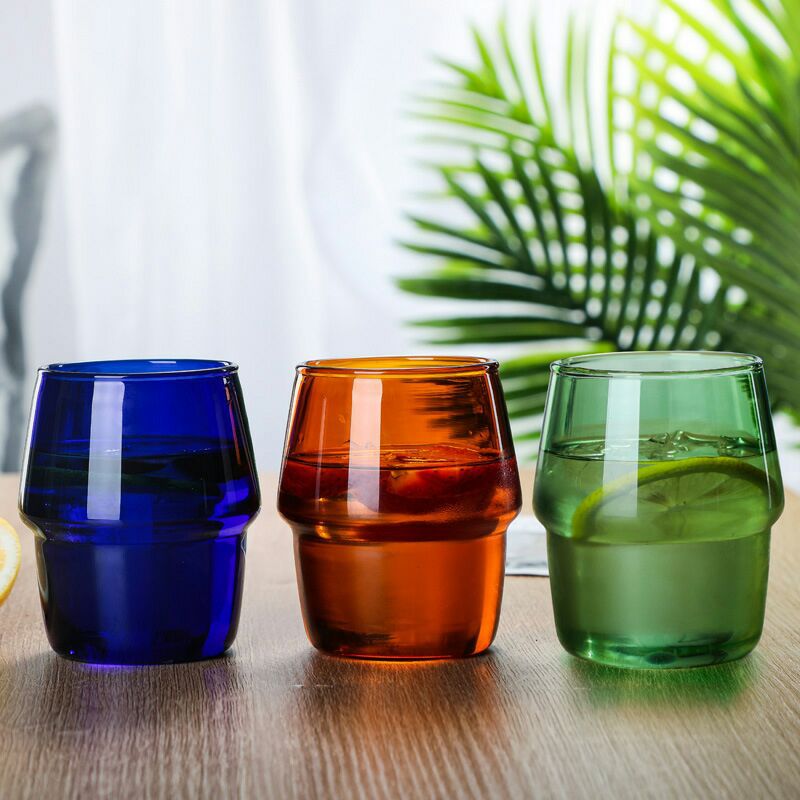 Buntes Glasbecher Aus Borosilikatglas Für Kaffee Und Tee_voghion.com