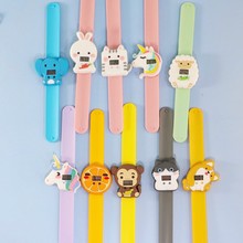 儿童卡通动漫数字动物电子拍拍表玩具啪啪圈手环男孩女孩手表