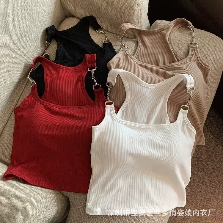 Summer short sports tank top, American style