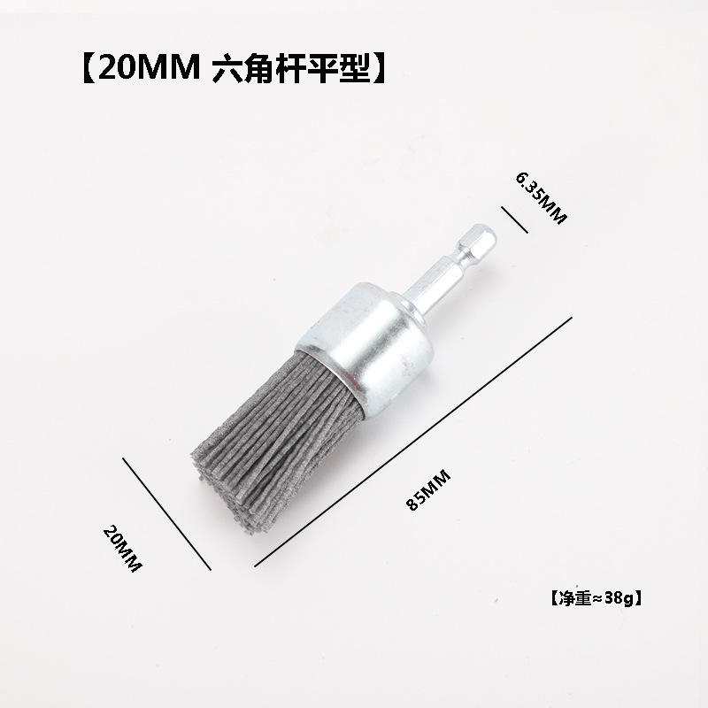 Nueve caballos moler seda molienda cabeza redonda con mango de nylon seda flor cabeza palo de rosa muebles desbarbado traje DuPont seda