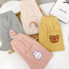 Western style lovely men and women Cartoon pattern leisure time motion sweatpants  children baby Easy trousers Spring and autumn payment